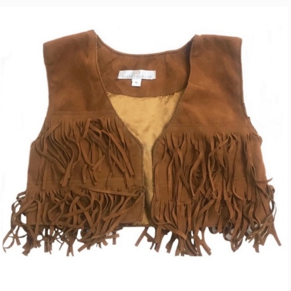 9-12mo Baby/Toddler Boho Fringe Vest